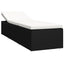 liggestole 3 dele med tebord polyrattan sort