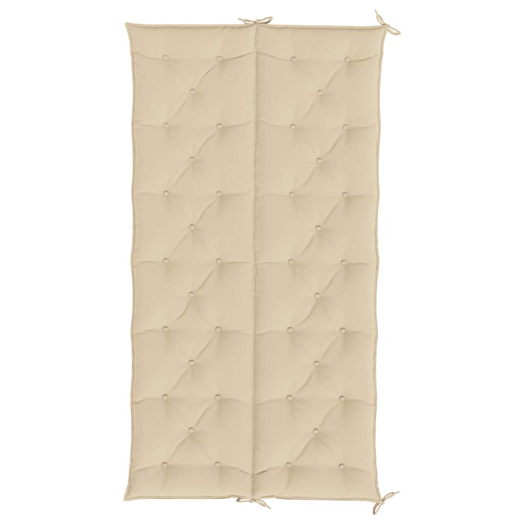hynde til havebænk 200x(50+50)x7 cm oxfordstof beige