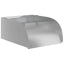 havespringvand med LED-lys 30x34x14 cm rustfrit stål 304