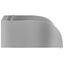 havespringvand med LED-lys 30x34x14 cm rustfrit stål 304