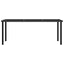 havebord 180x70x73 cm polyrattan sort