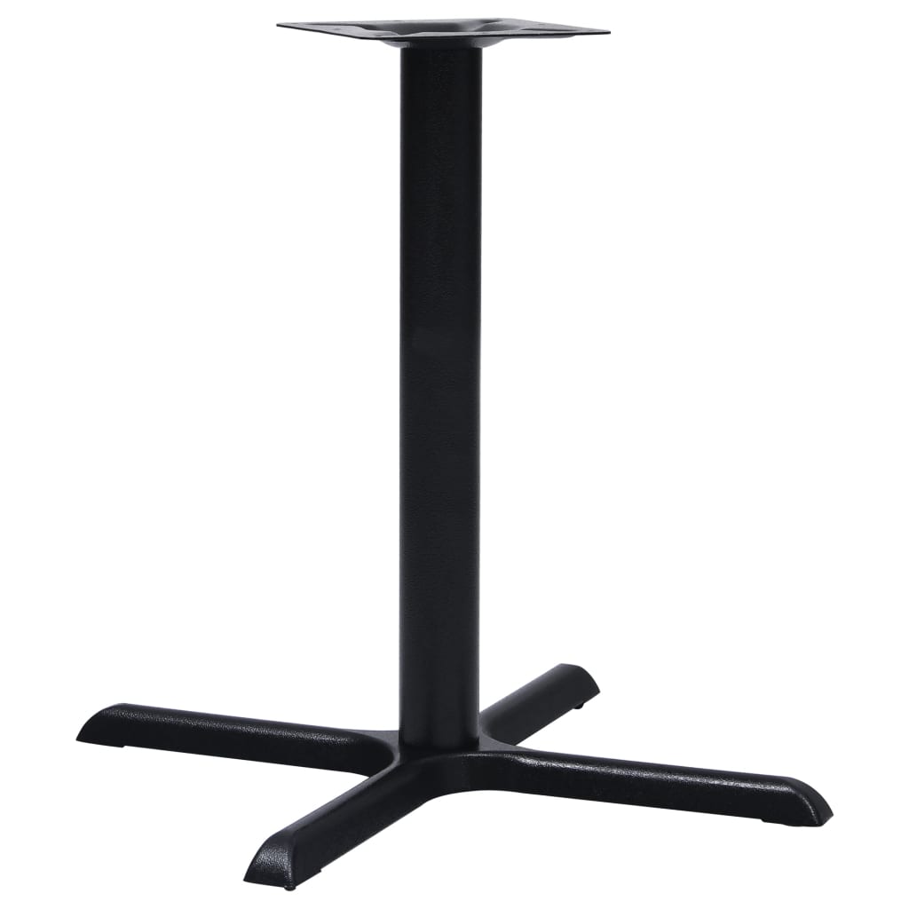 bordben til bistrobord 76x76x72 cm støbejern sort
