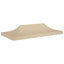 tag til festtelt 6x3 m 270 g/m² beige