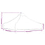 tag til festtelt 2x2 m 270 g/m² brun