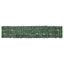 altanafskærmning 400x75 cm mørkegrønne blade