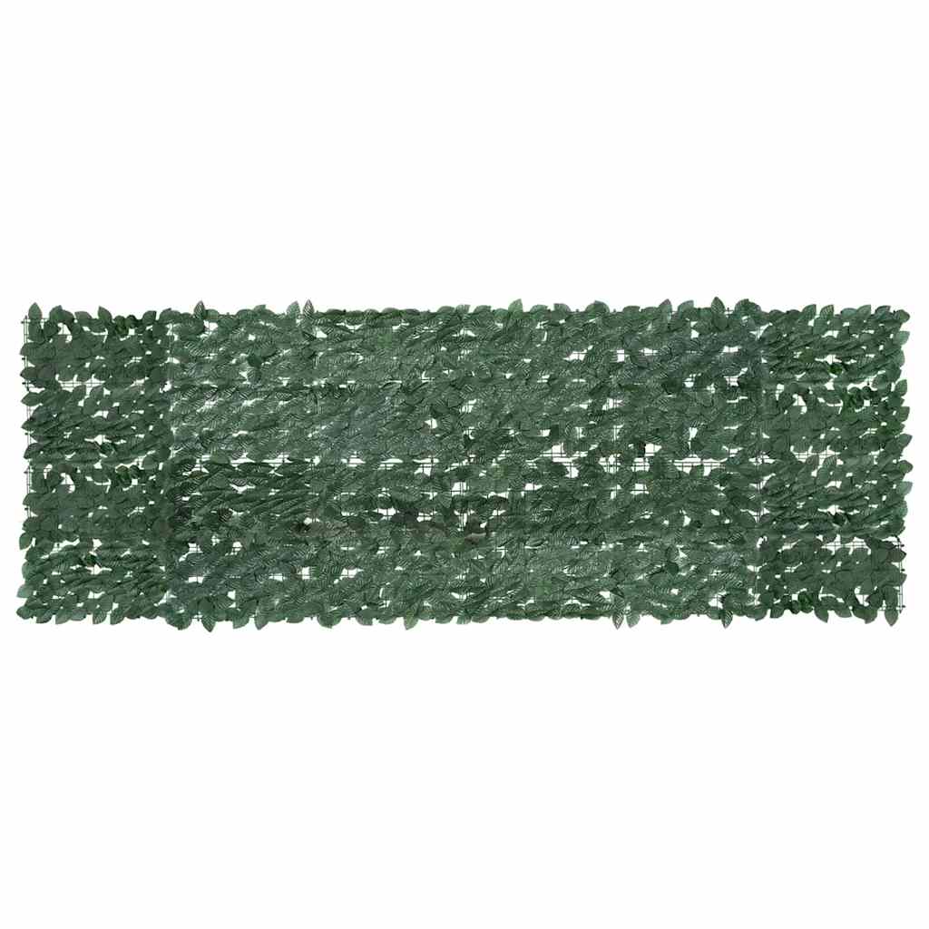 Altanafskærmning Blade - Mørkegrøn / 300 X 100 cm