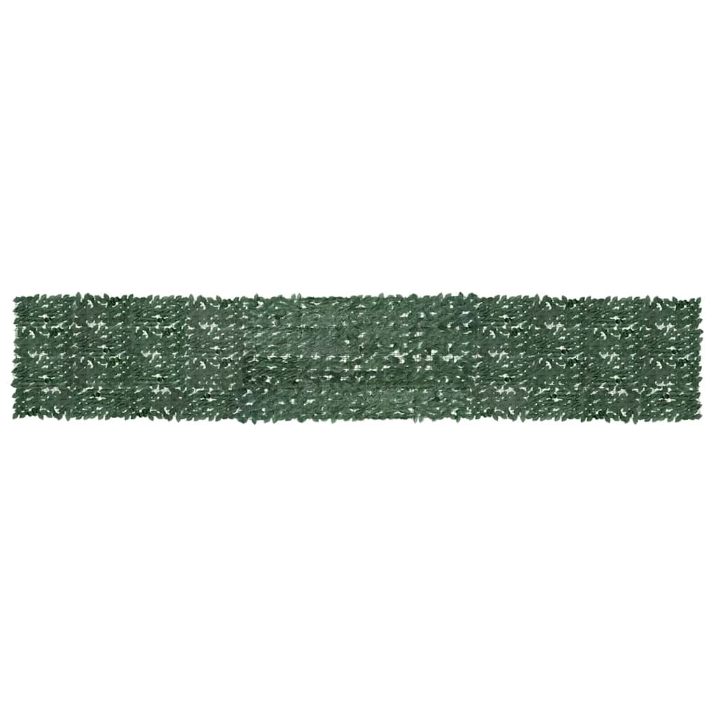 Altanafskærmning 600 × 100 cm - mørkegrønne blade