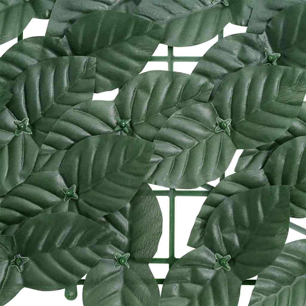 altanafskærmning 600x150 cm mørkegrønne blade