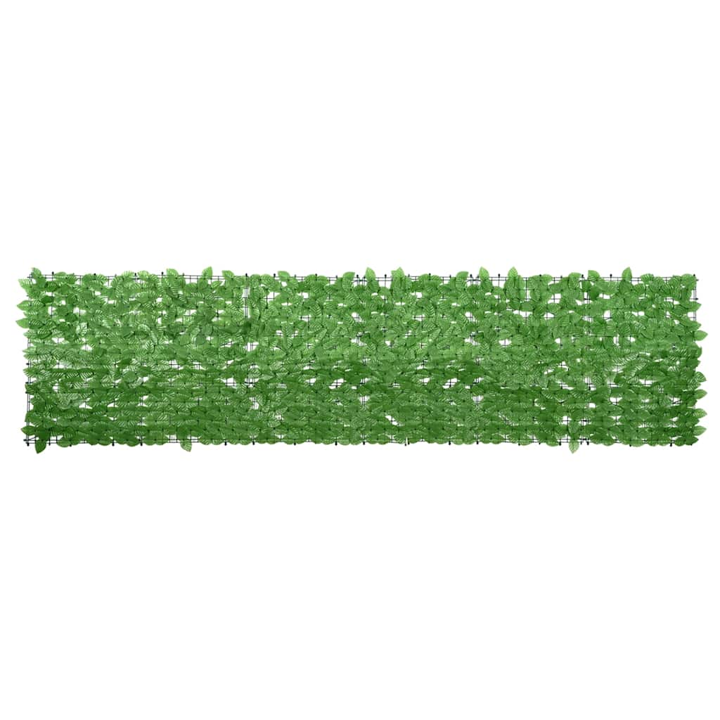 Altanafskærmning med grønne blade - 300 × 75 cm