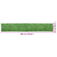 altanafskærmning 500x75 cm grønne blade