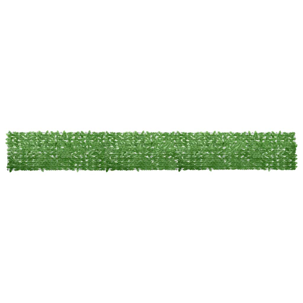 Altanafskærmning 600 × 75 cm - grønne blade