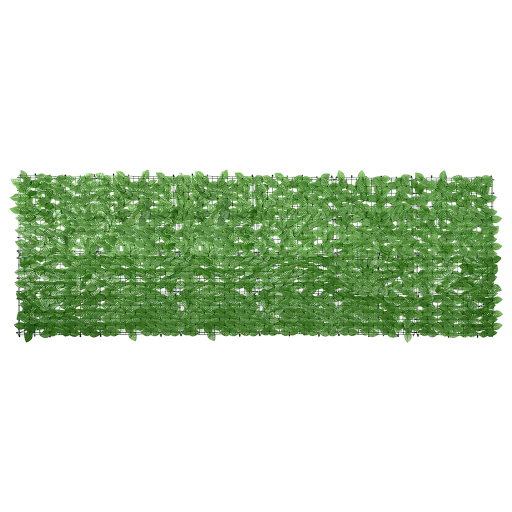 Altanafskærmning Blade - Grøn / 300 X 100 cm