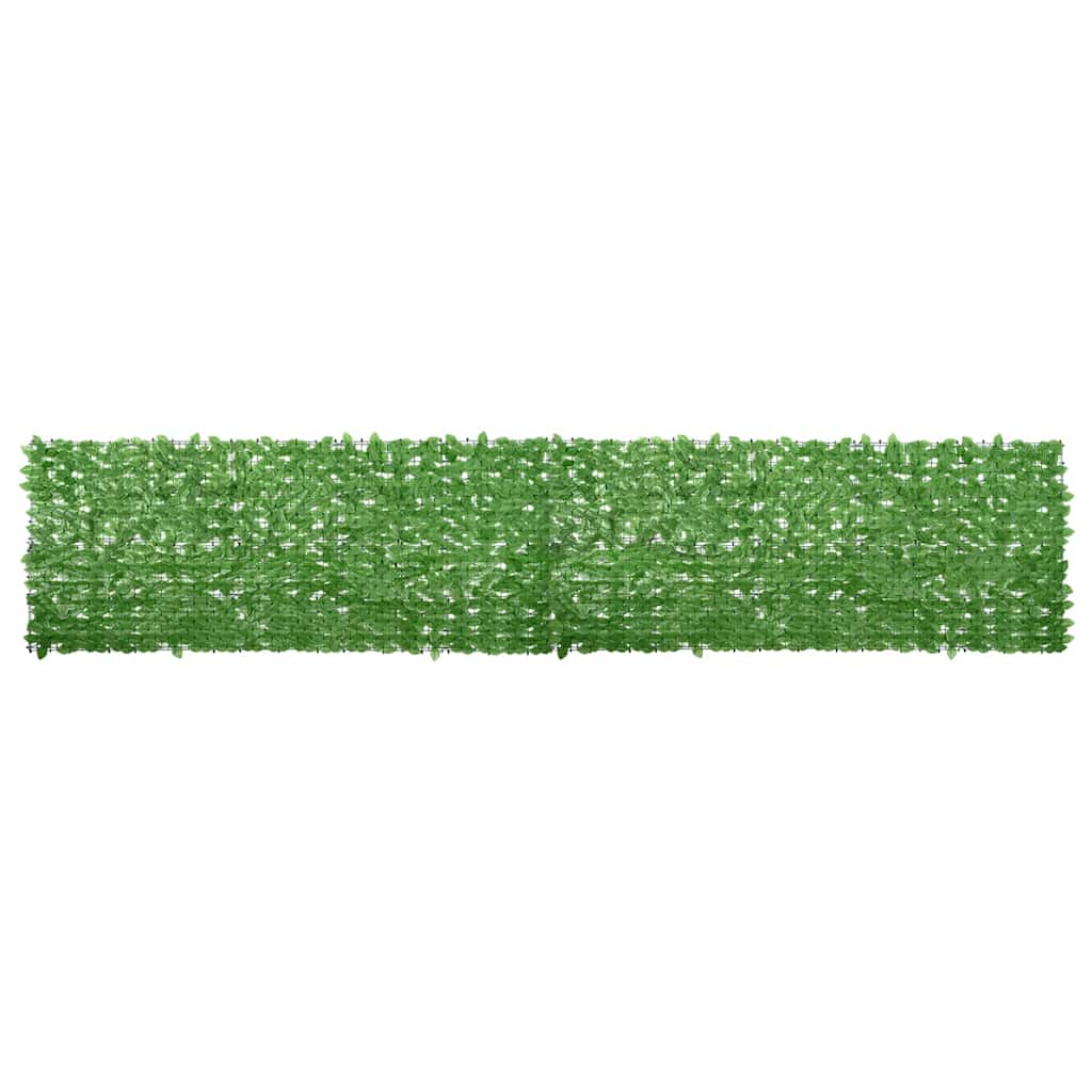 Altanafskærmning 500 × 100 cm - grønne blade