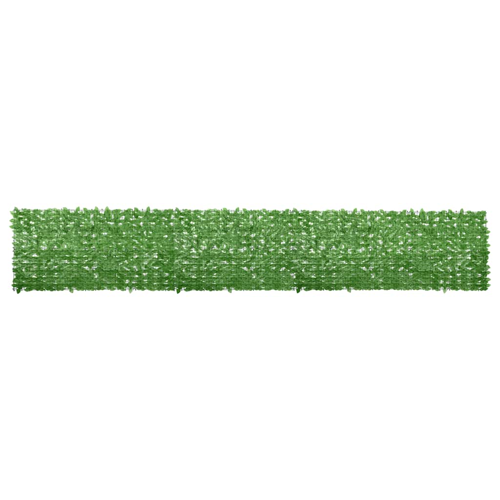 Altanafskærmning 600 × 100 cm - grønne blade