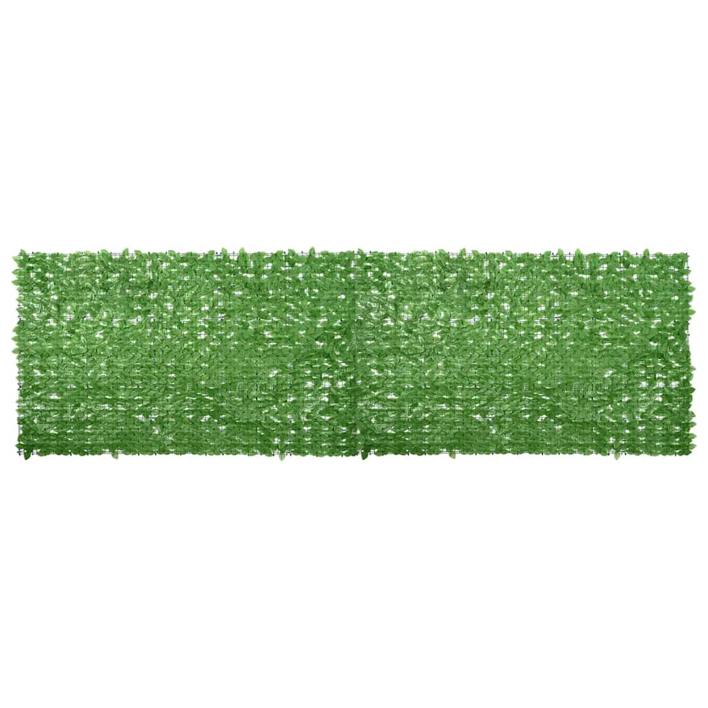 Altanafskærmning 500 × 150 cm - grønne blade