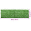 altanafskærmning 500x150 cm grønne blade