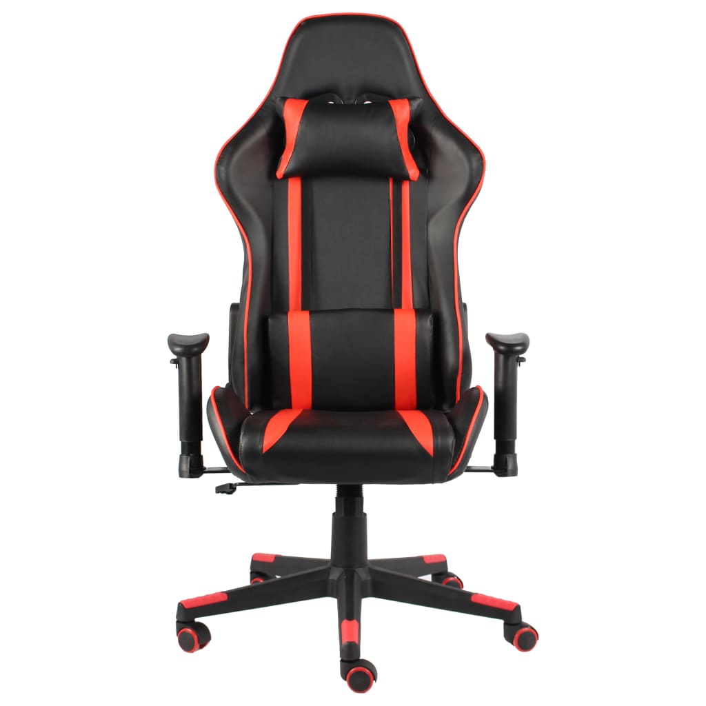 drejelig gamingstol PVC rød