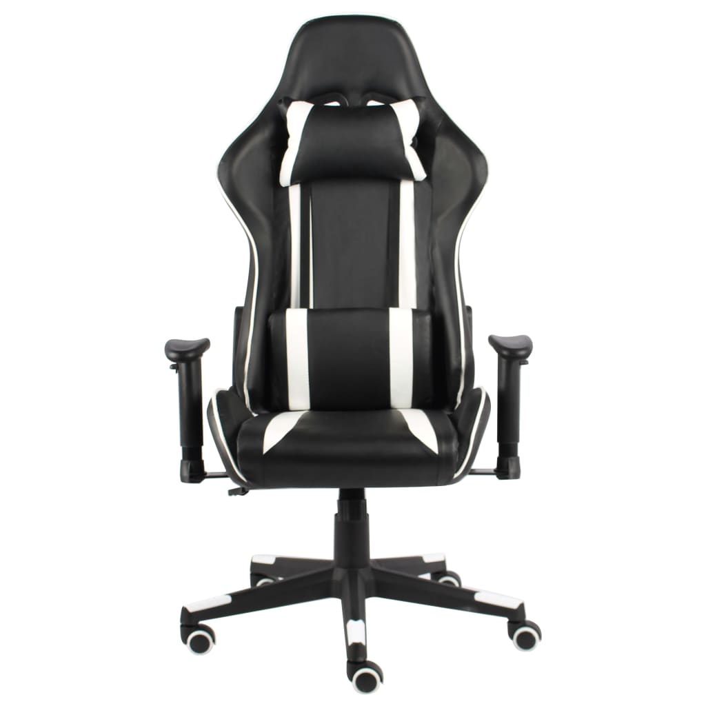 drejelig gamingstol PVC hvid