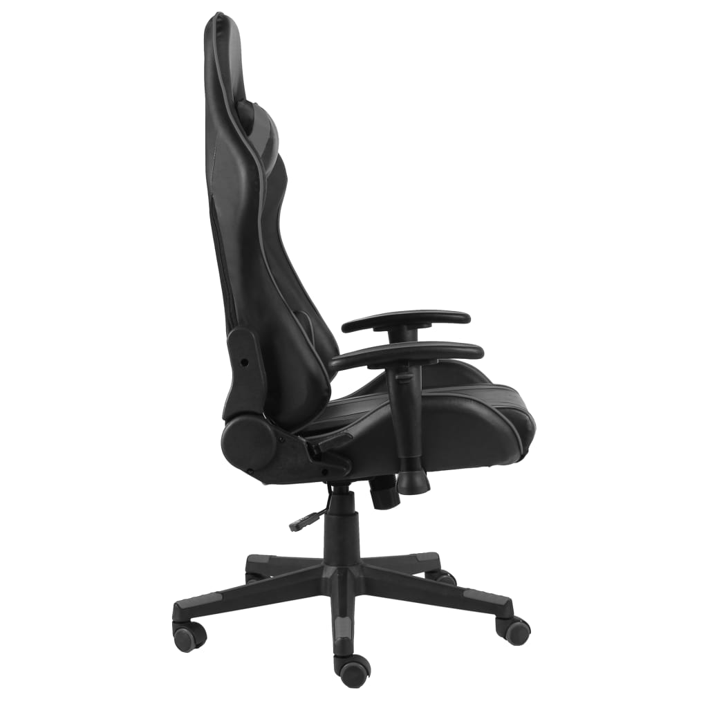 drejelig gamingstol PVC grå