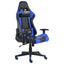 drejelig gamingstol PVC blå
