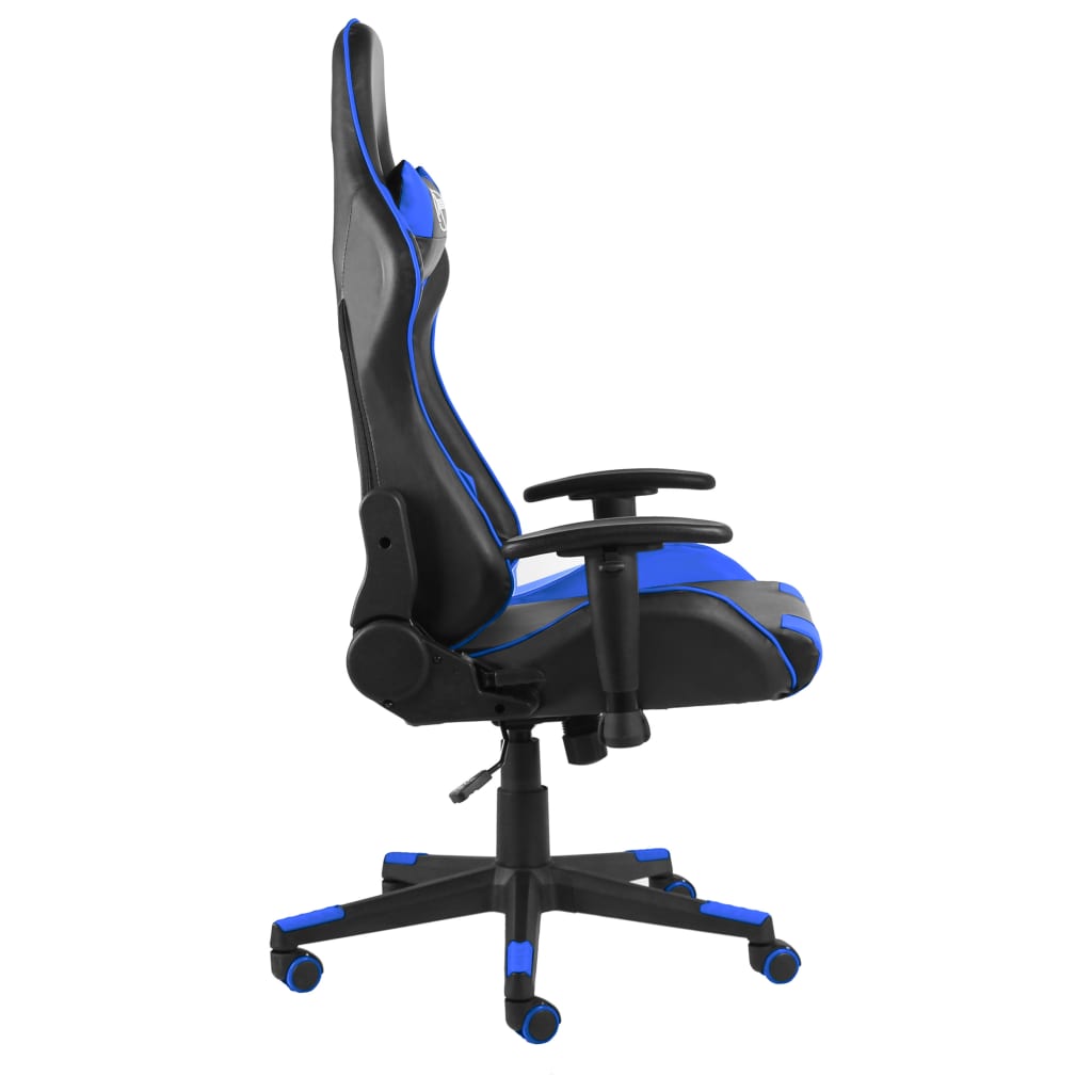 drejelig gamingstol PVC blå