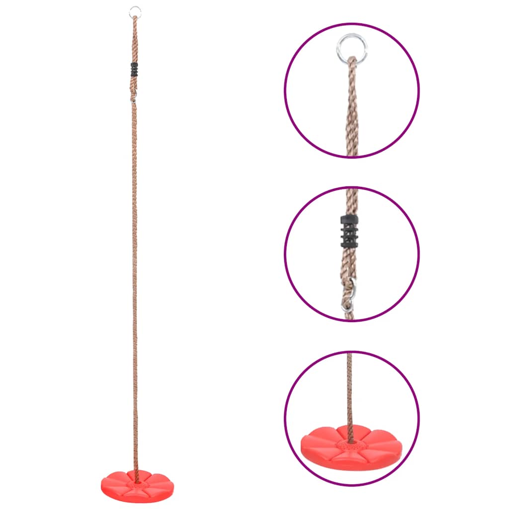 gynge 200 cm rød billede