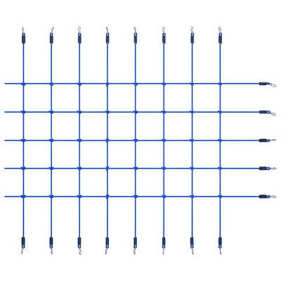 klatrenet 200x150 cm blå