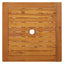 foldbart havebord 60x60x75 cm massivt akacietræ