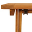 foldbart havebord 60x60x75 cm massivt akacietræ