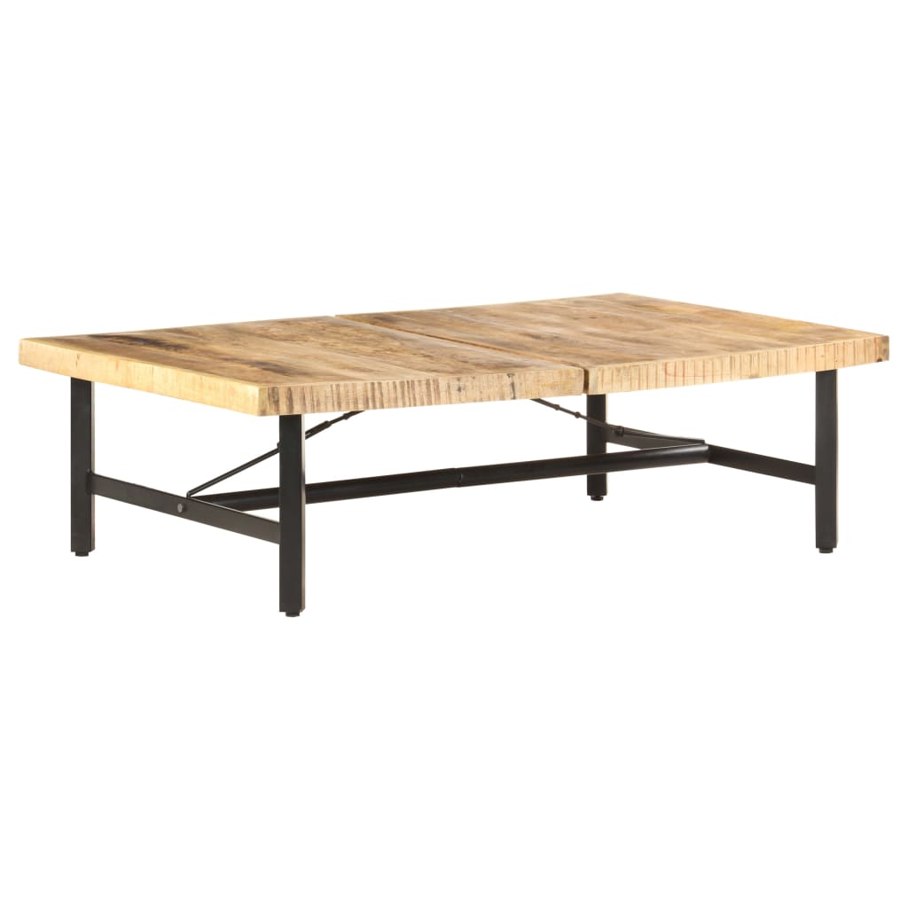 sofabord 142x90x42 cm massivt mangotræ