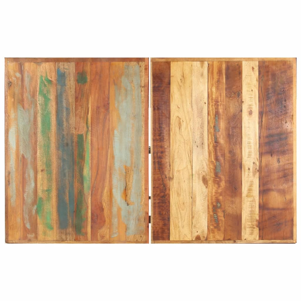 sofabord 142x90x42 cm massivt genbrugstræ