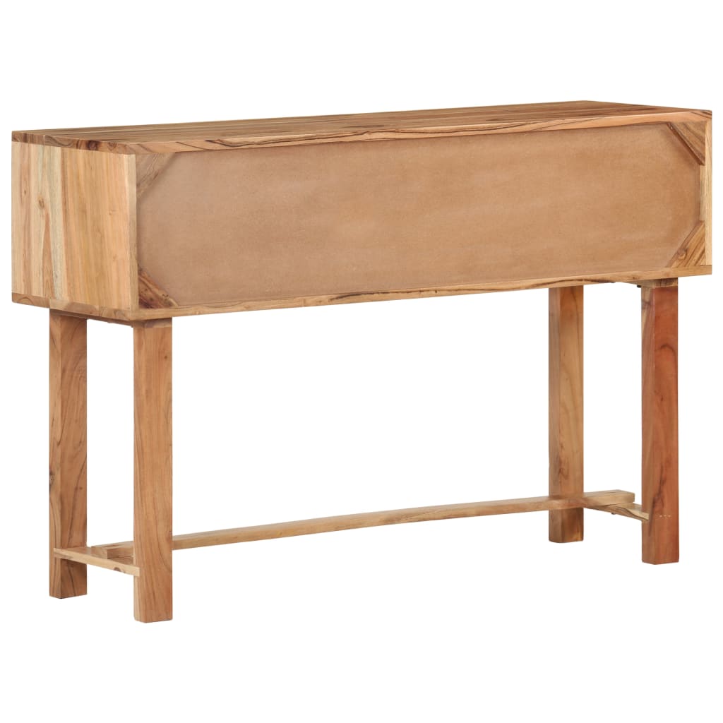 skænk 115x35x75 cm massivt akacietræ