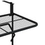 altanbord 60x40 cm stål sort