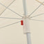 parasol 180 cm stålstang sandfarvet