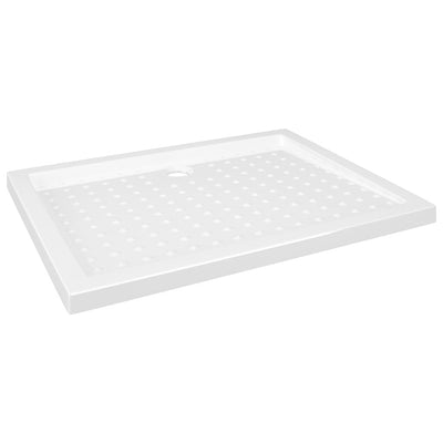 brusekar med dupper 90x70x4 cm ABS hvid