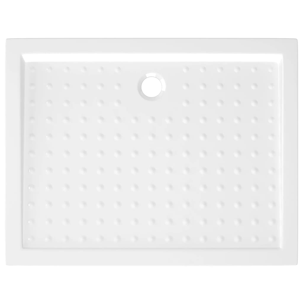brusekar med dupper 90x70x4 cm ABS hvid