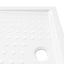 brusekar med dupper 90x70x4 cm ABS hvid