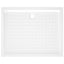 brusekar med dupper 80x100x4 cm ABS hvid
