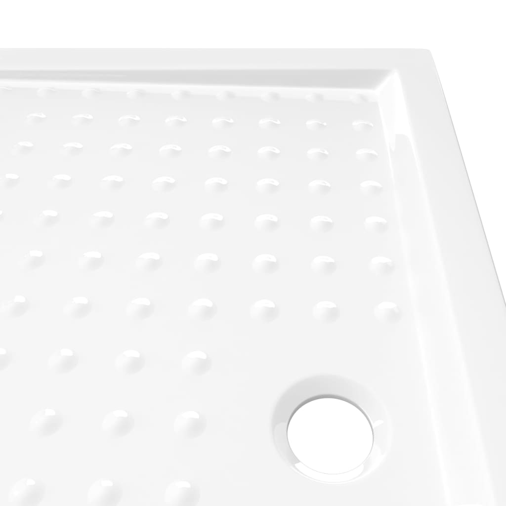 brusekar med dupper 80x100x4 cm ABS hvid
