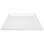 brusekar med dupper 90x90x4 cm ABS hvid