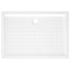brusekar med dupper 70x100x4 cm ABS hvid