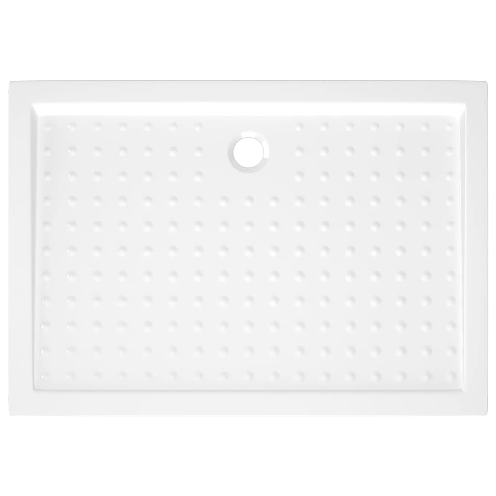 brusekar med dupper 70x100x4 cm ABS hvid