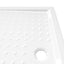 brusekar med dupper 70x100x4 cm ABS hvid