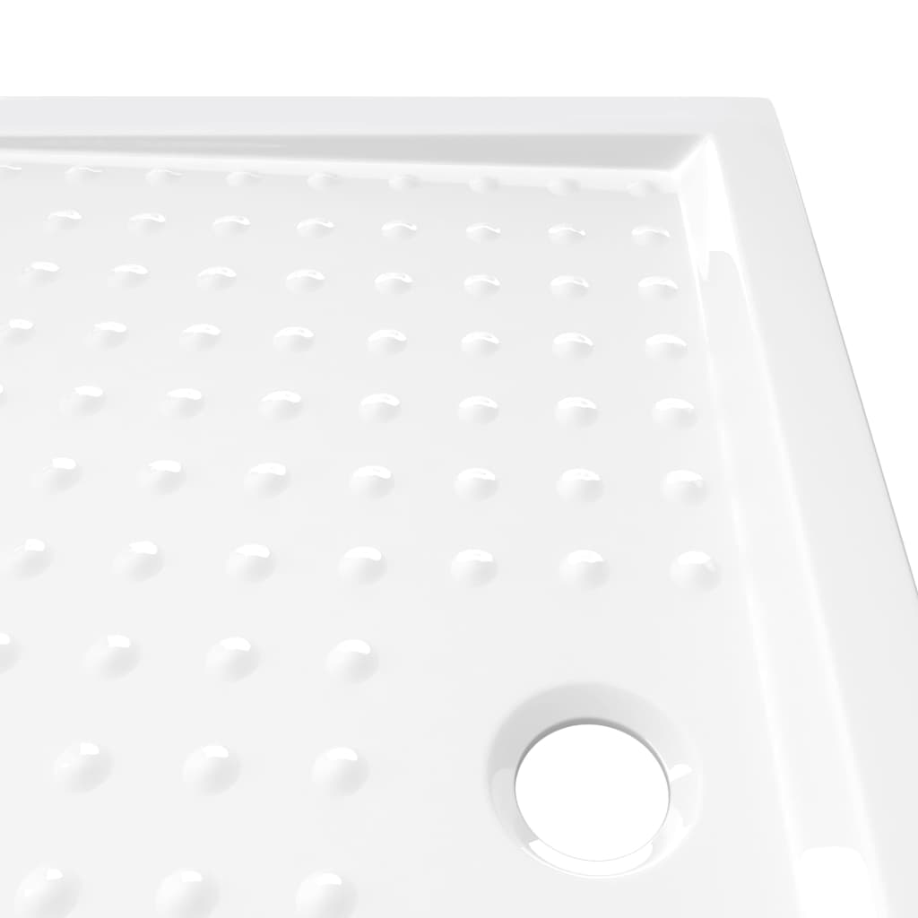 brusekar med dupper 70x100x4 cm ABS hvid