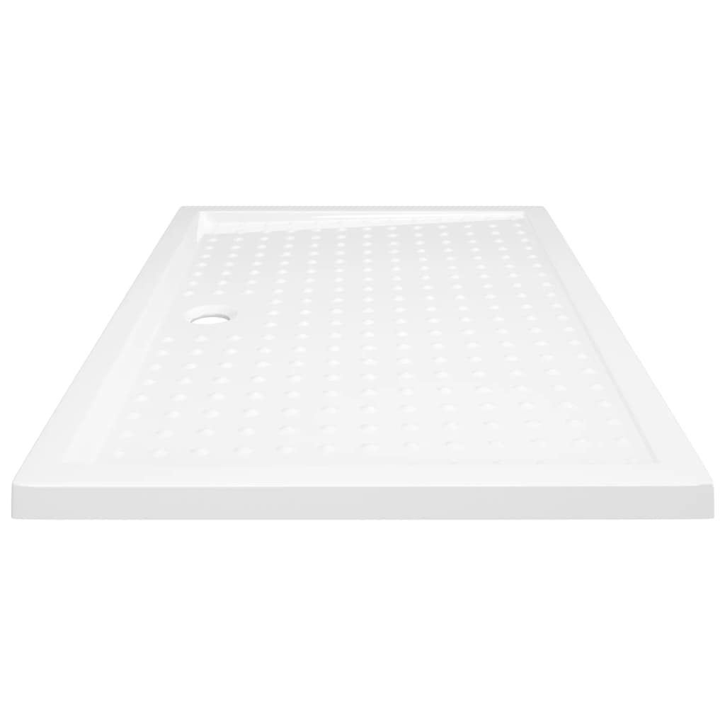 brusekar med dupper 80x120x4 cm ABS hvid