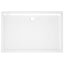 brusekar med dupper 80x120x4 cm ABS hvid