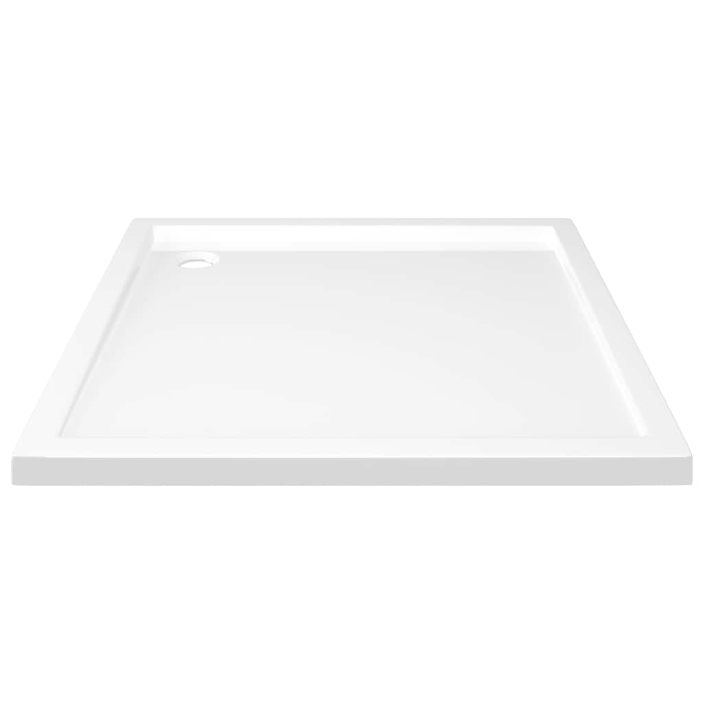 brusekar 90x90 cm ABS firkantet