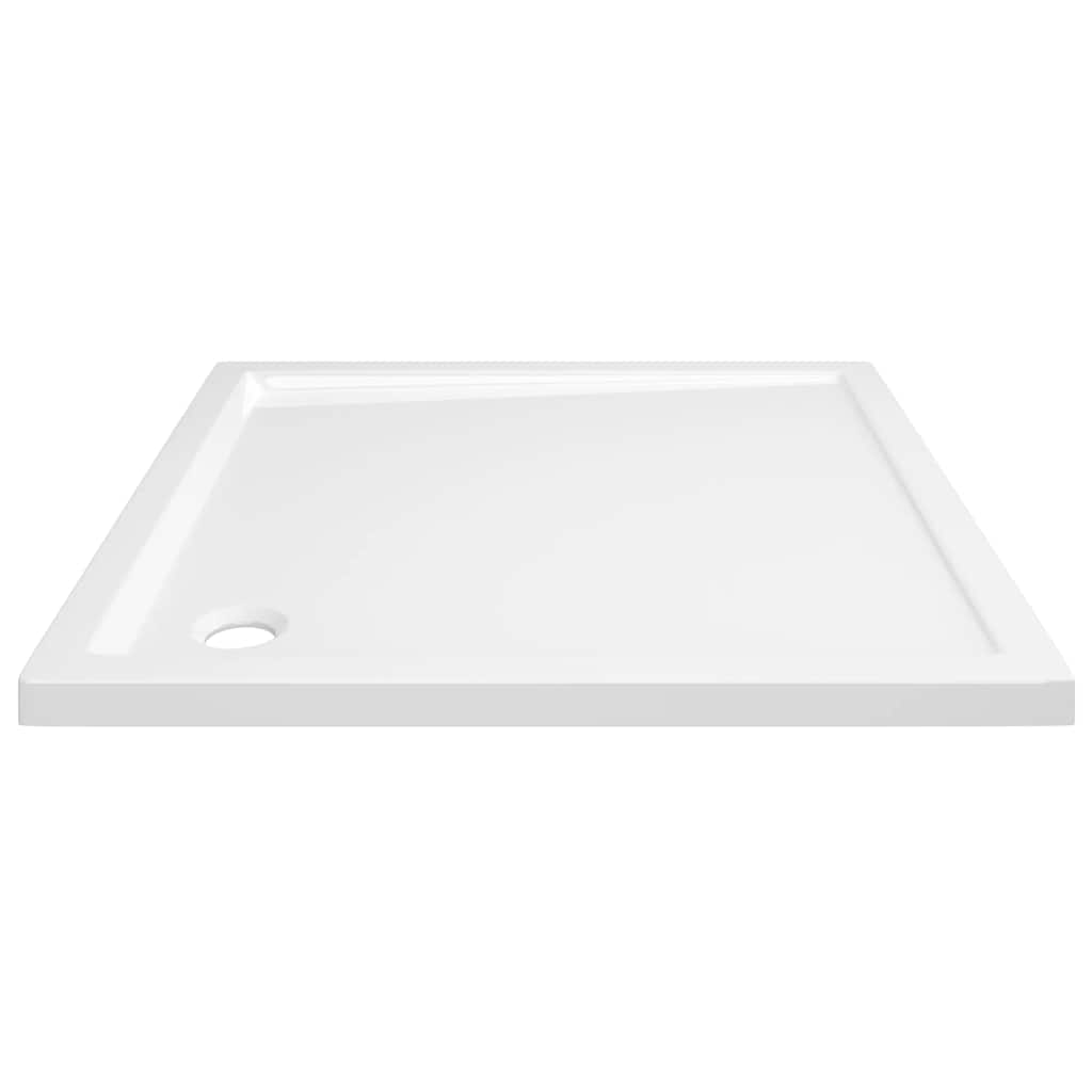 brusekar 90x90 cm ABS firkantet