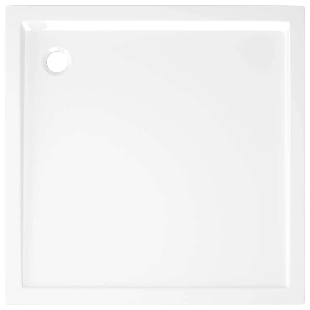 brusekar 90x90 cm ABS firkantet