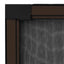 udvideligt insektnet til vinduer (75-143)x50 cm brun